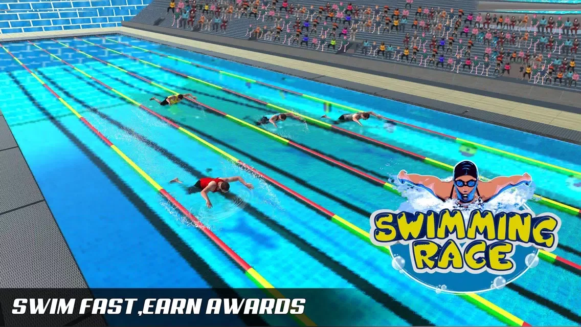 Water Swimming Diving Race स्क्रीनशॉट