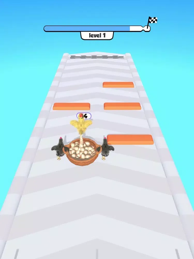 Captures d'écran de Chicken Run 3D iPad 