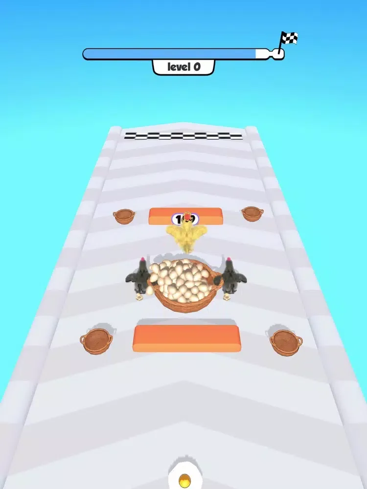 Captures d'écran de Chicken Run 3D iPad 