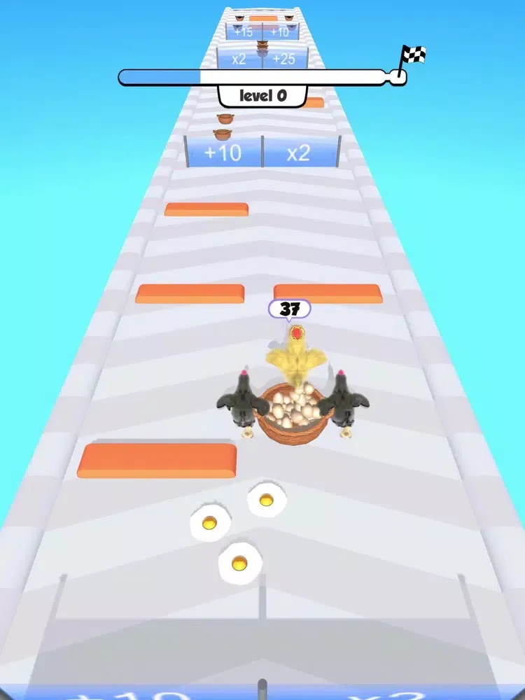 Captures d'écran de Chicken Run 3D iPad 
