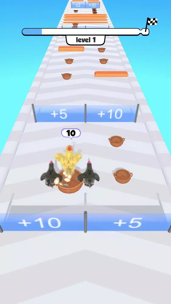 Captures d'écran de Chicken Run 3D