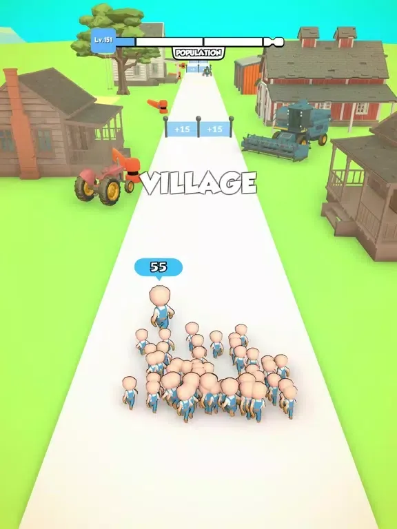 Tangkapan skrin Farm 2 City iPad 