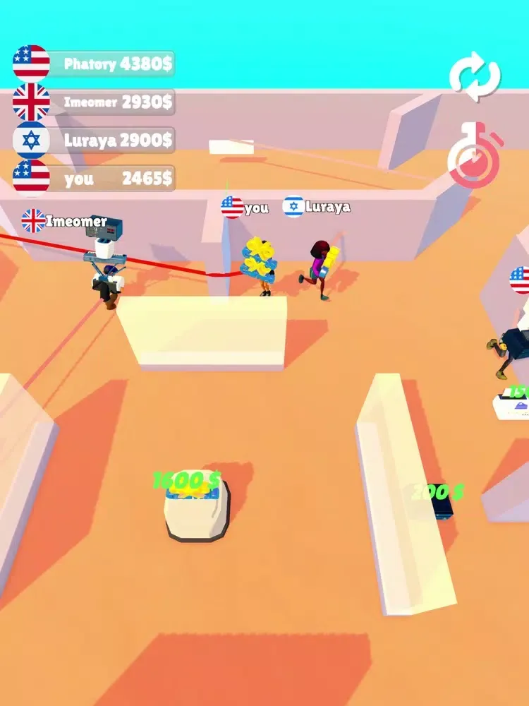 Tangkapan skrin Rubber Race iPad 