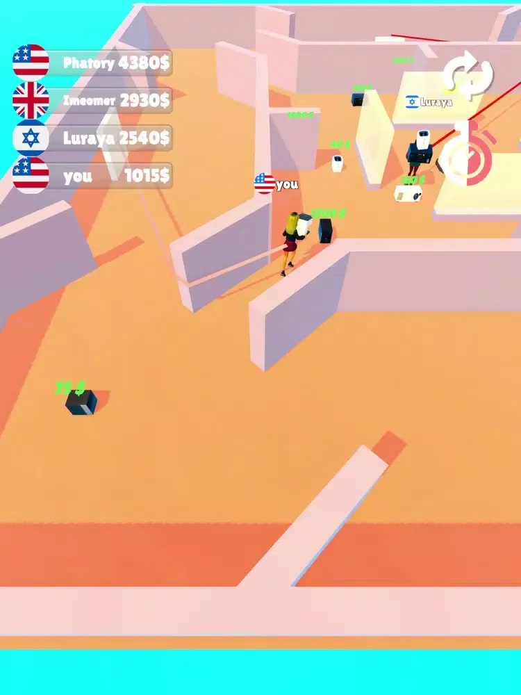Tangkapan skrin Rubber Race iPad 