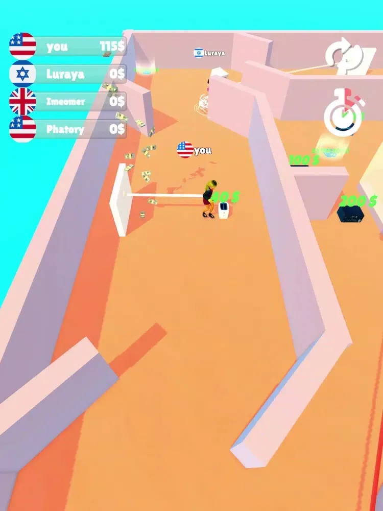 Tangkapan skrin Rubber Race iPad 