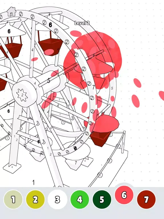 Capturas de pantalla de Splash By Number iPad 