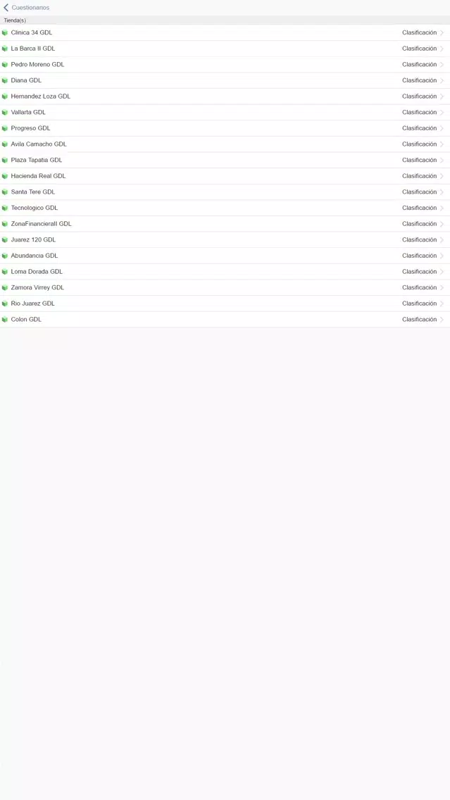 Captures d'écran de Scorecard de Operaciones SIT SCOT