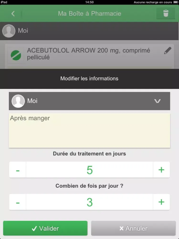 Médicaments AZ iPad 應用截圖