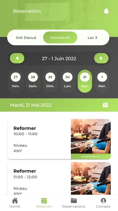 Oxygene Pilates Screenshots
