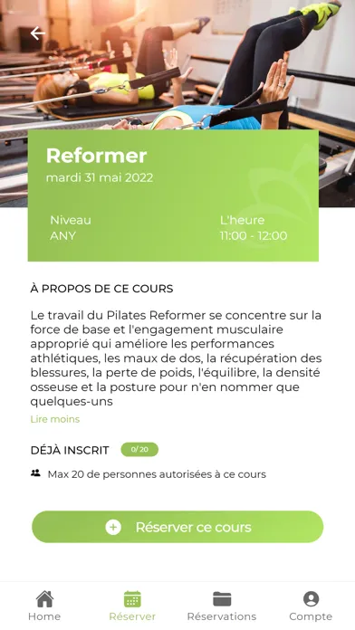 Oxygene Pilates Screenshots