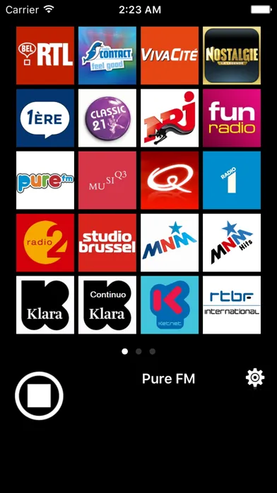 Radios Belgique スクリーンショット