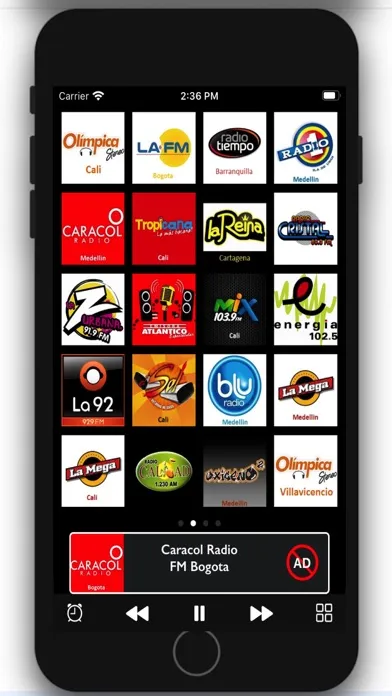 Скриншоты Radio Colombia FM
