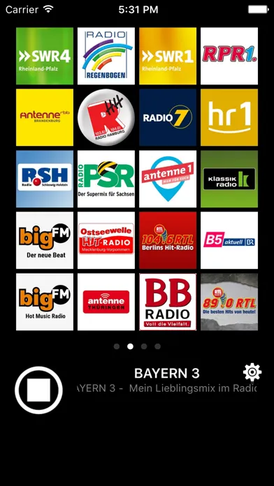 Radios Deutschland स्क्रीनशॉट