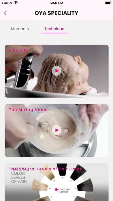 Zrzuty ekranu OYA Colorist