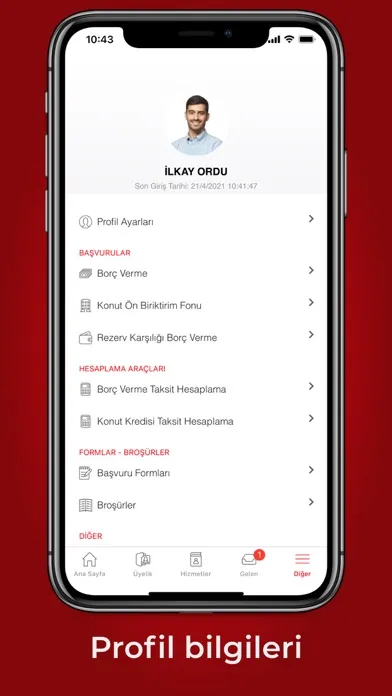 ภาพหน้าจอของ OYAK Mobil