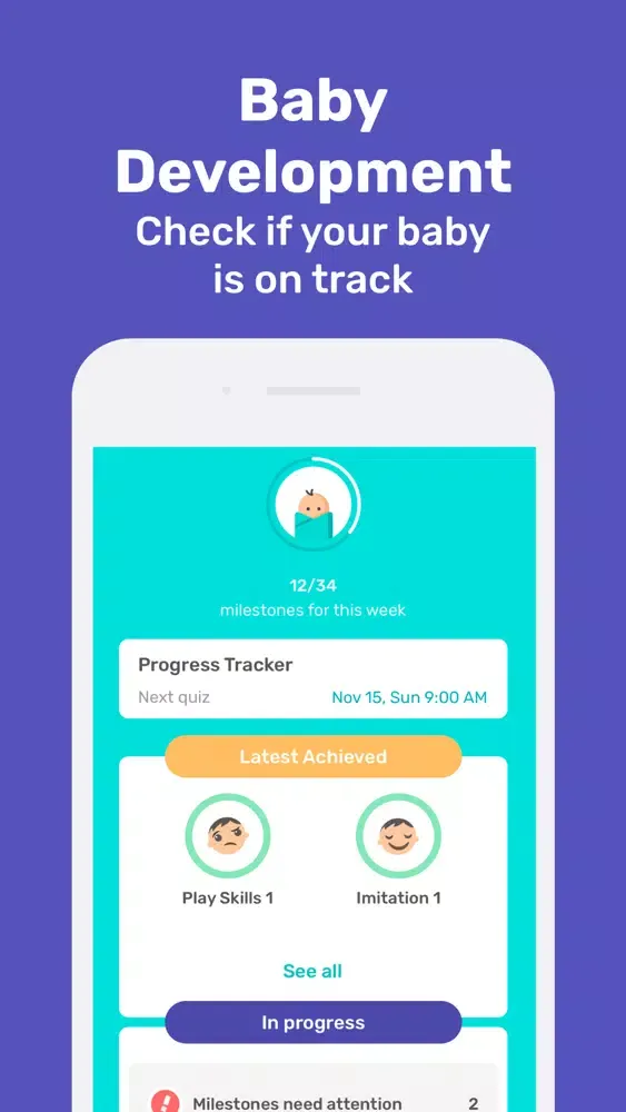 Wunder - Baby Tracker Ekran Görüntüleri