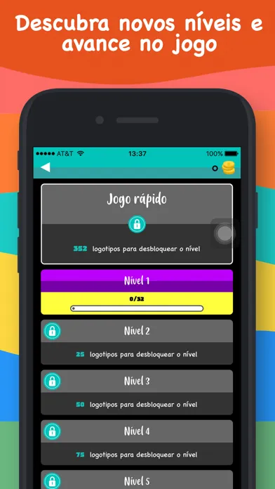 Capturas de tela do Logo Test: Brasil Quiz & Jogo