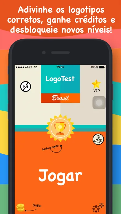 Capturas de tela do Logo Test: Brasil Quiz & Jogo