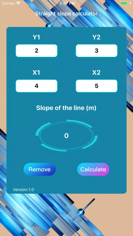 Linear slope calculator應用截圖