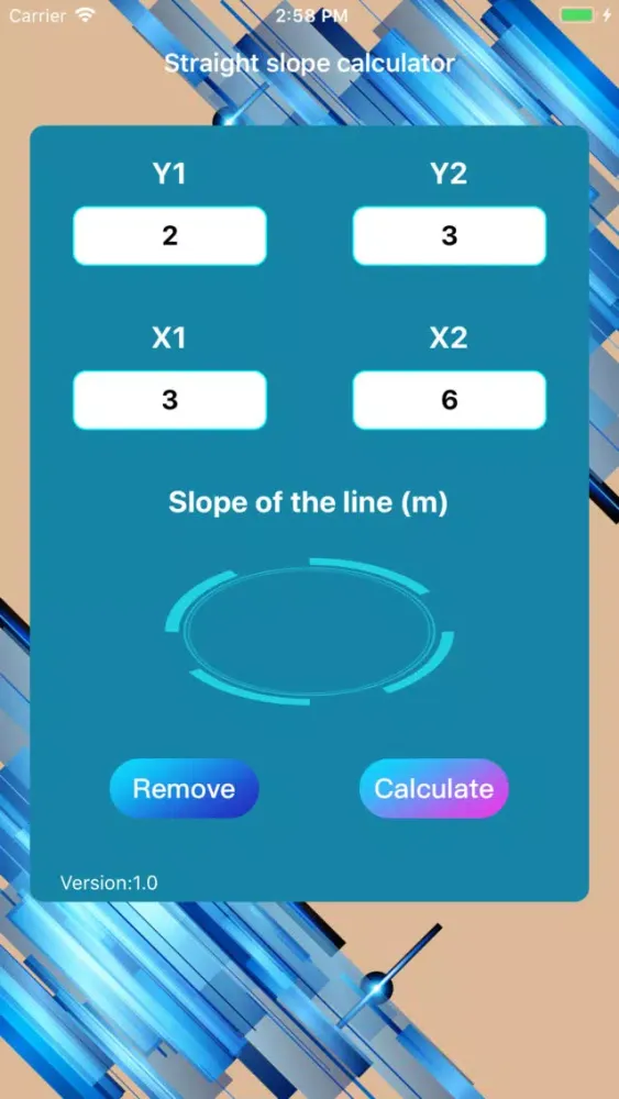 Linear slope calculator應用截圖