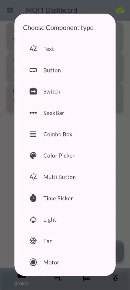 MQTT Dashboard Ekran Görüntüleri