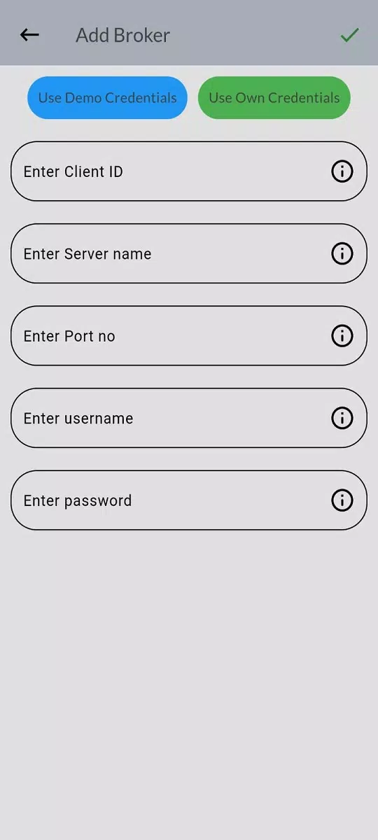 MQTT Dashboard Screenshots