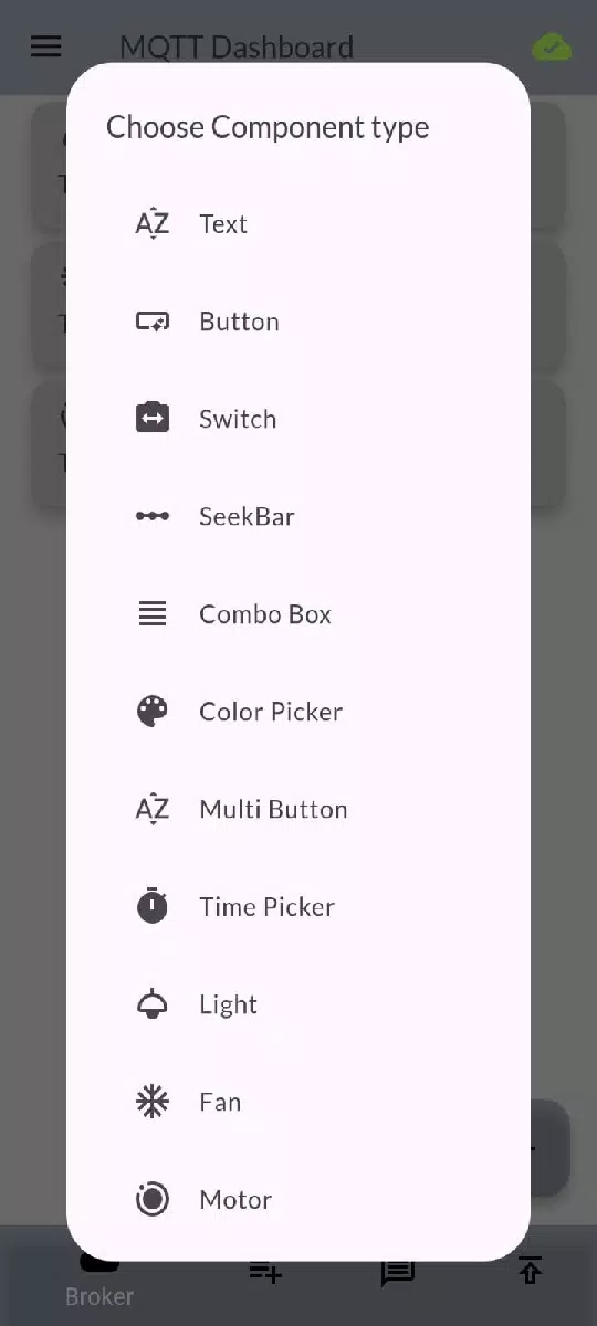 MQTT Dashboard Screenshots