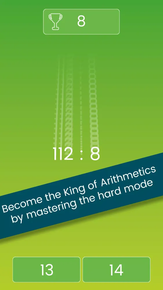 ภาพหน้าจอของ Math Pong