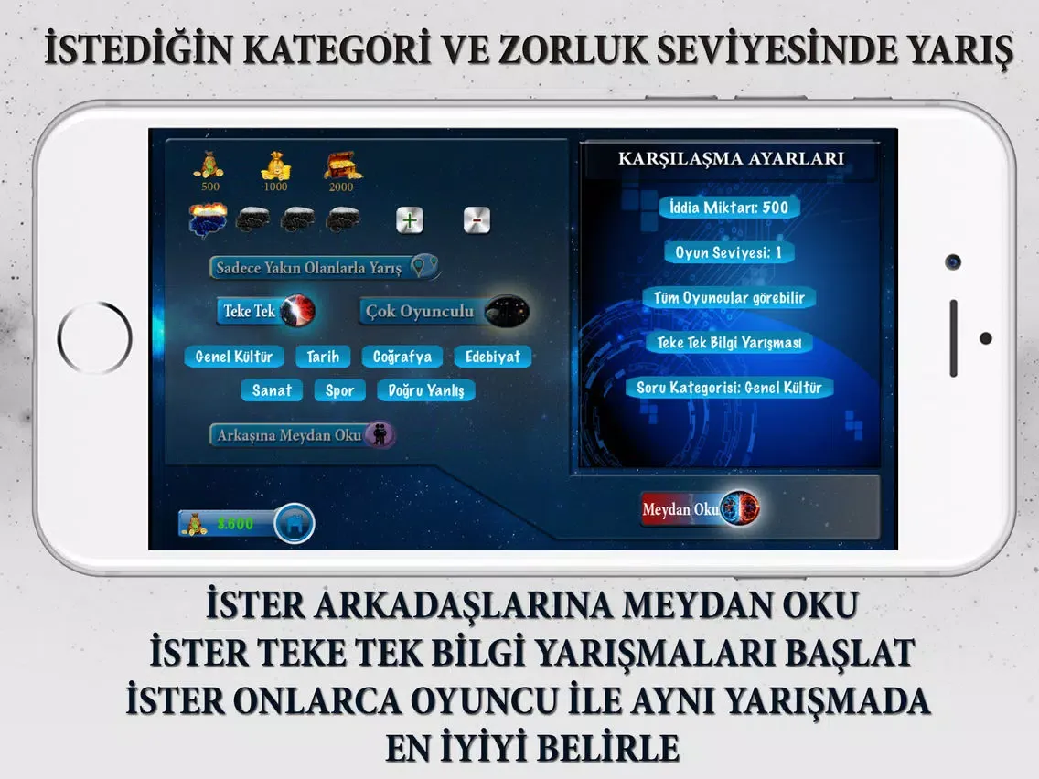 Capturas de tela do Bilgi Yarışması Uzayda Yolculuk iPad 