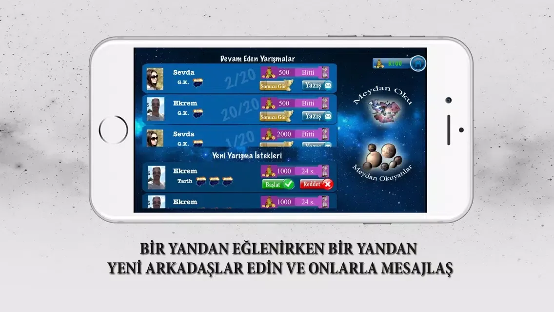 Capturas de tela do Bilgi Yarışması Uzayda Yolculuk