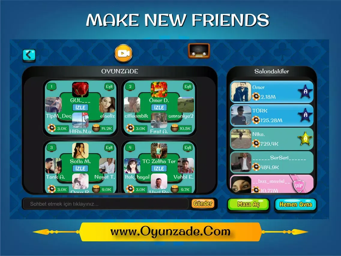 Capturas de tela do 101 Yüzbir Okey Oyunzade iPad 