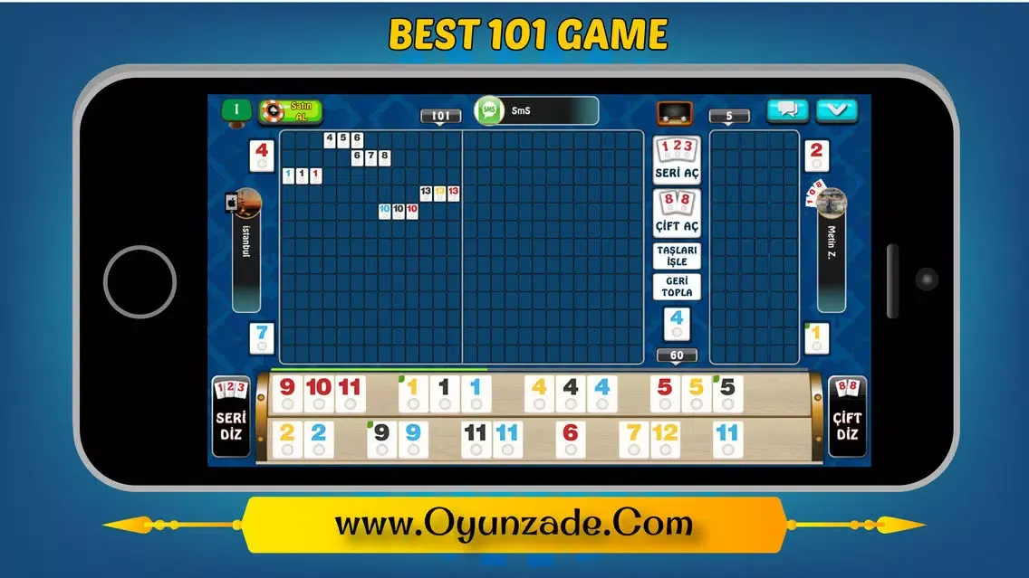 Capturas de tela do 101 Yüzbir Okey Oyunzade