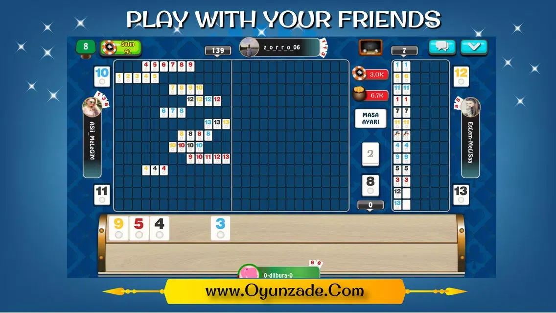 Capturas de tela do 101 Yüzbir Okey Oyunzade