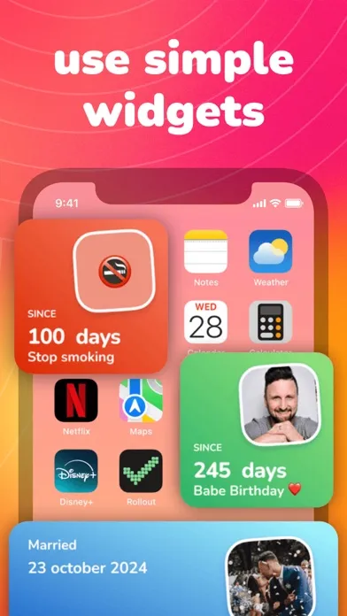 Скриншоты Countly: Countdown, Date Timer