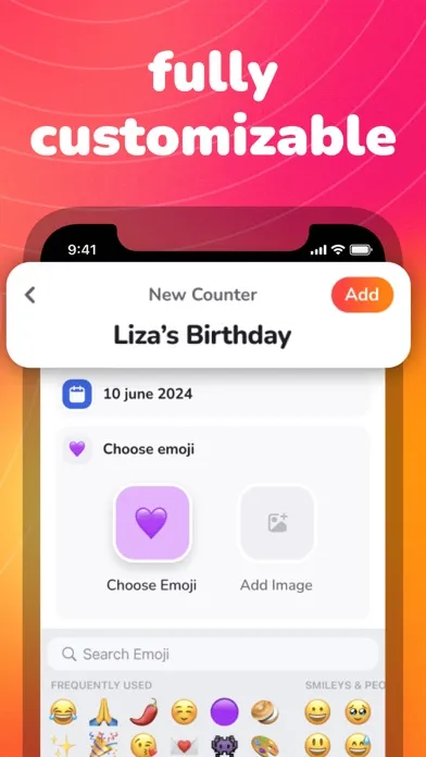 Скриншоты Countly: Countdown, Date Timer