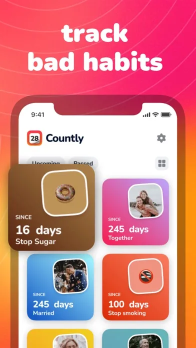 Скриншоты Countly: Countdown, Date Timer