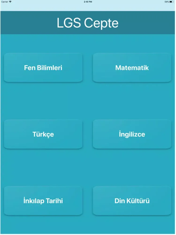 LGS Cepte: İlk Adım iPad 应用截图
