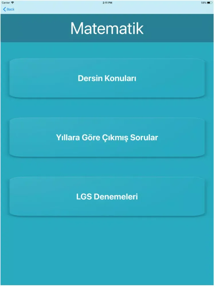 LGS Cepte: İlk Adım iPad 应用截图