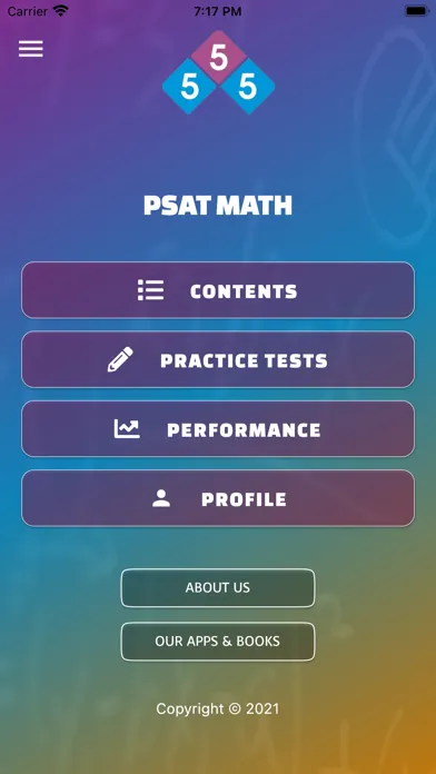 ภาพหน้าจอของ PSAT MATH