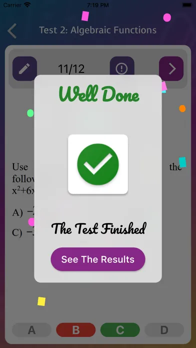 ภาพหน้าจอของ PSAT MATH