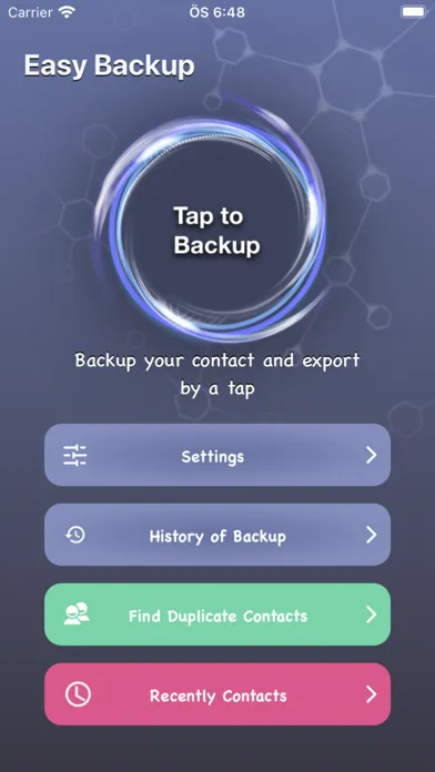 Screenshot di Contacts Backup Easy Transfer