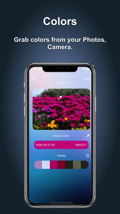 Colors Palette - Pick Color سکرین شاٹس