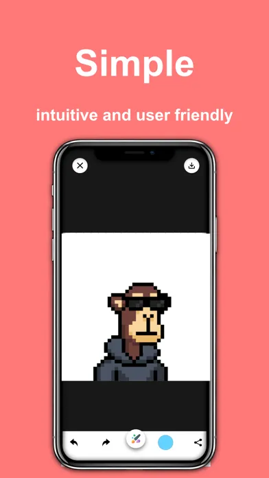 Capturas de tela do Pixel Art - Create NFT
