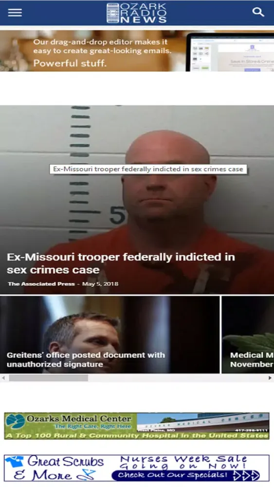 Capturas de pantalla de Ozark Radio News