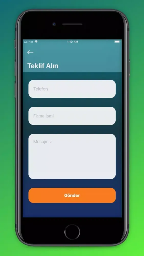 Ảnh chụp màn hình của ÖzdemirÇelik Ağırlık Hesaplama