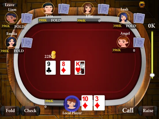 Capturas de tela do Golden Texas Holdem Poker iPad 