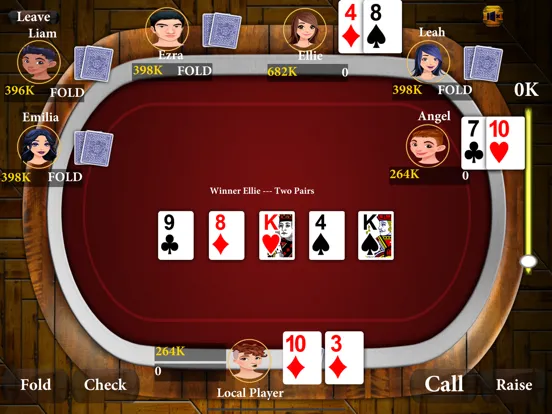 Capturas de tela do Golden Texas Holdem Poker iPad 