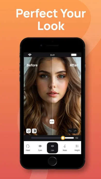 Capturas de tela do Face Shape Editor & Body Tune