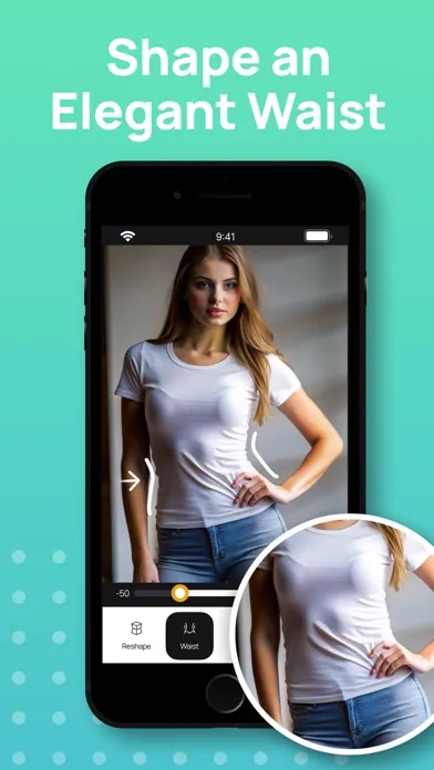 Capturas de tela do Face Shape Editor & Body Tune