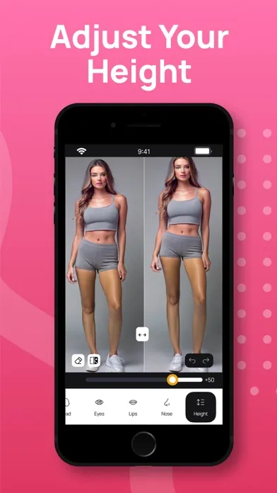 Capturas de tela do Face Shape Editor & Body Tune